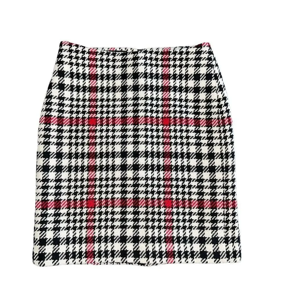 Talbots plaid wool